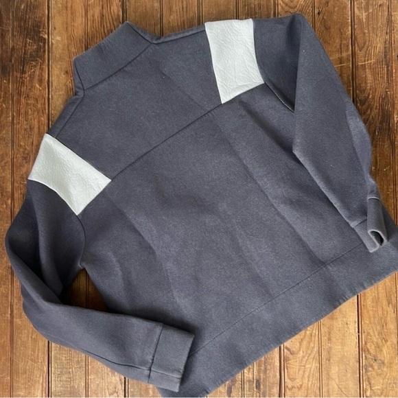 Figs Color Block Neoprene Limited Edition 1/4 Zip Sweatshirt Jacket Small - Picture 5 of 6